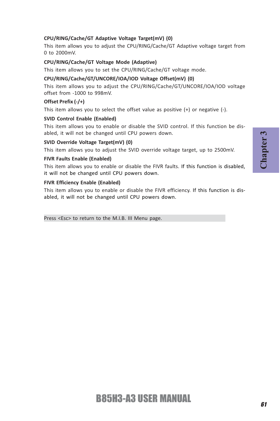 B85h3-a3 user manual, Chapter 3 | Elitegroup B85H3-A3 (V1.0) User Manual | Page 65 / 80