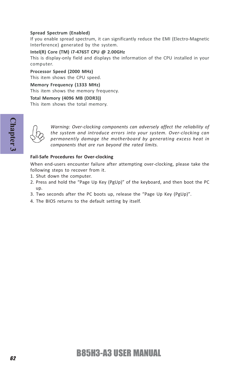 B85h3-a3 user manual, Chapter 3 | Elitegroup B85H3-A3 (V1.0) User Manual | Page 66 / 80