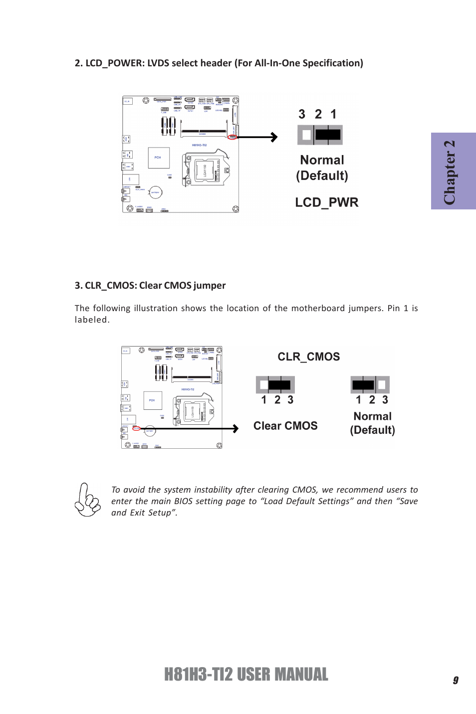 H81h3-ti2 user manual, Chapter 2 | Elitegroup H81H3-TI2 (V1.0) User Manual | Page 13 / 60