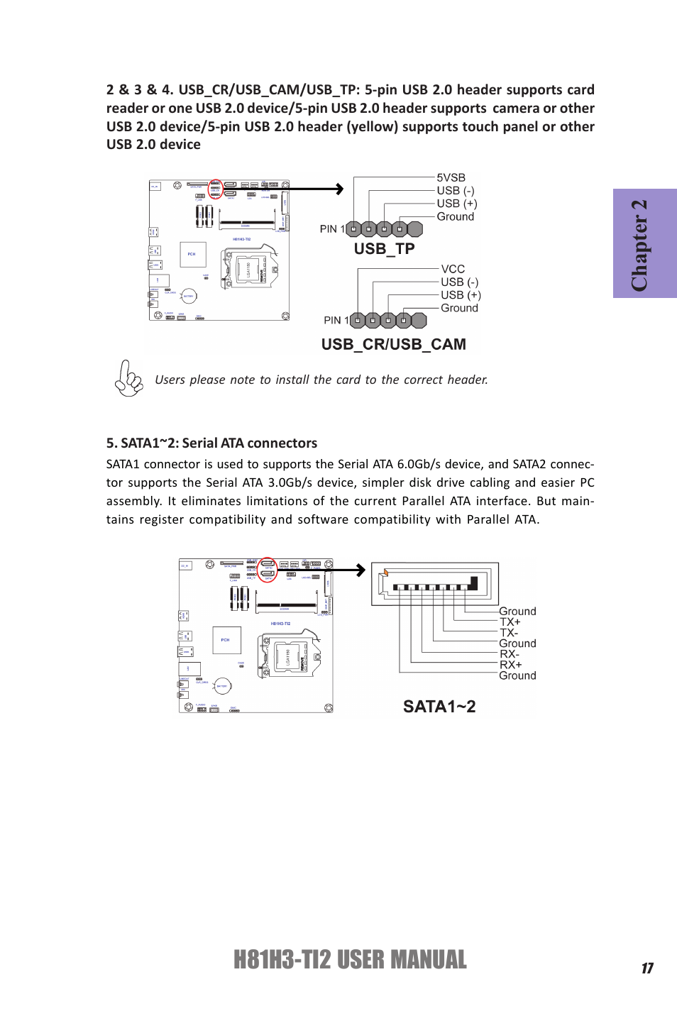 H81h3-ti2 user manual, Chapter 2 | Elitegroup H81H3-TI2 (V1.0) User Manual | Page 21 / 60