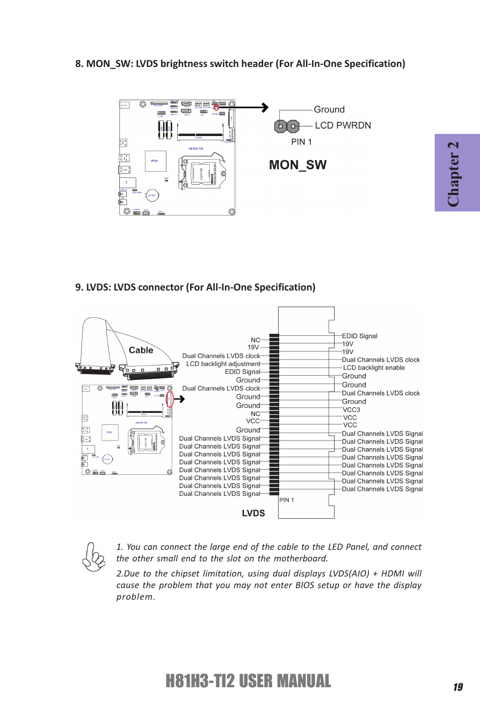 H81h3-ti2 user manual, Chapter 2 | Elitegroup H81H3-TI2 (V1.0) User Manual | Page 23 / 60