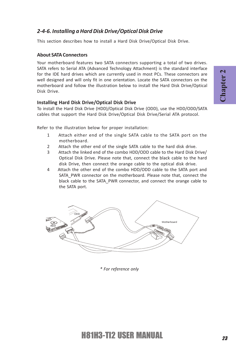 H81h3-ti2 user manual, Chapter 2 | Elitegroup H81H3-TI2 (V1.0) User Manual | Page 27 / 60