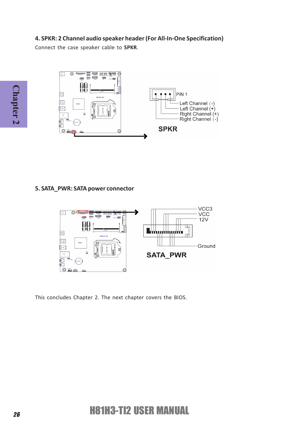 H81h3-ti2 user manual, Chapter 2 | Elitegroup H81H3-TI2 (V1.0) User Manual | Page 30 / 60