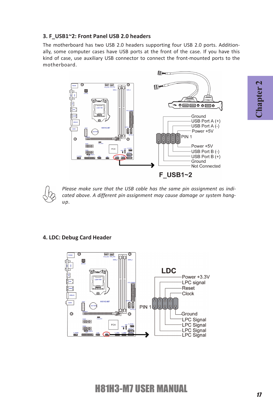 H81h3-m7 user manual, Chapter 2 | Elitegroup H81H3-M7 (V1.0) User Manual | Page 21 / 72