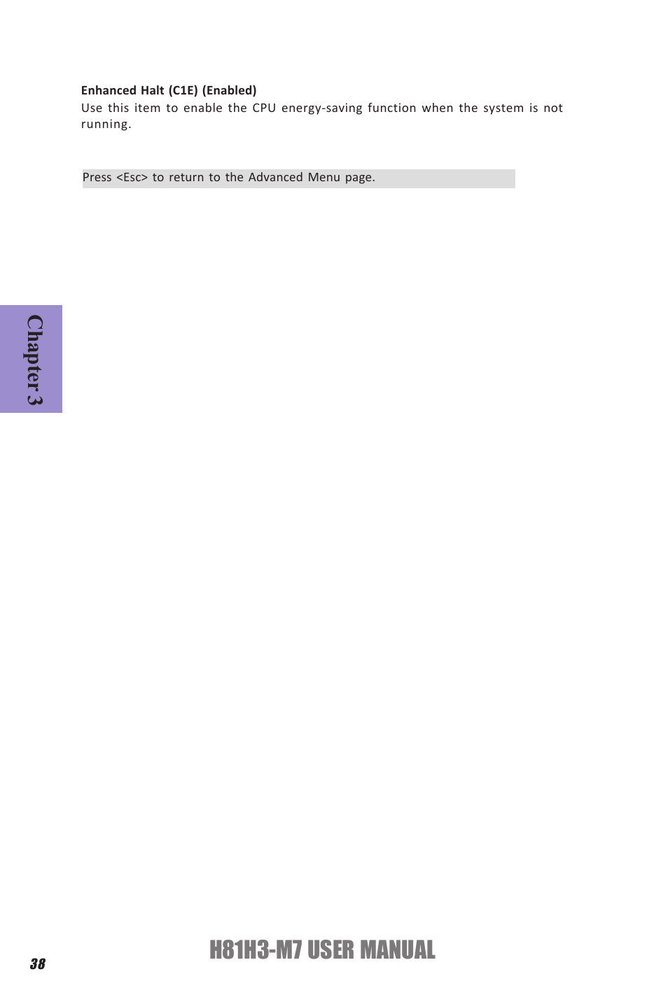 H81h3-m7 user manual, Chapter 3 | Elitegroup H81H3-M7 (V1.0) User Manual | Page 42 / 72