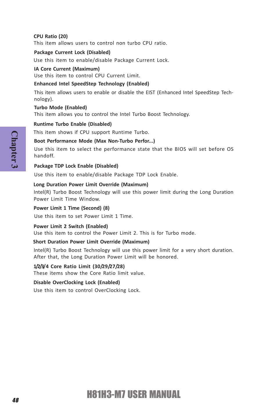 H81h3-m7 user manual, Chapter 3 | Elitegroup H81H3-M7 (V1.0) User Manual | Page 52 / 72