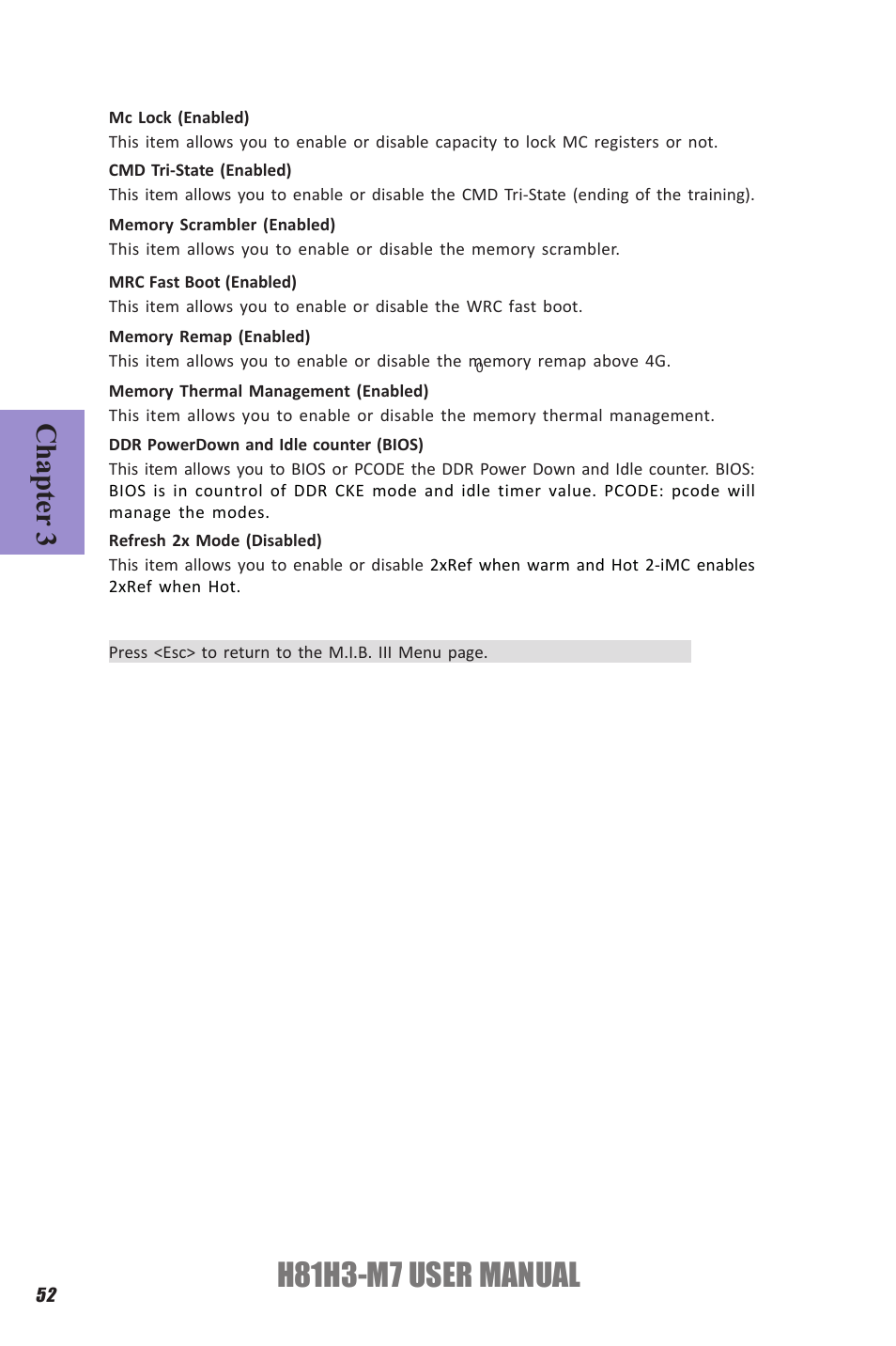 H81h3-m7 user manual, Chapter 3 | Elitegroup H81H3-M7 (V1.0) User Manual | Page 56 / 72
