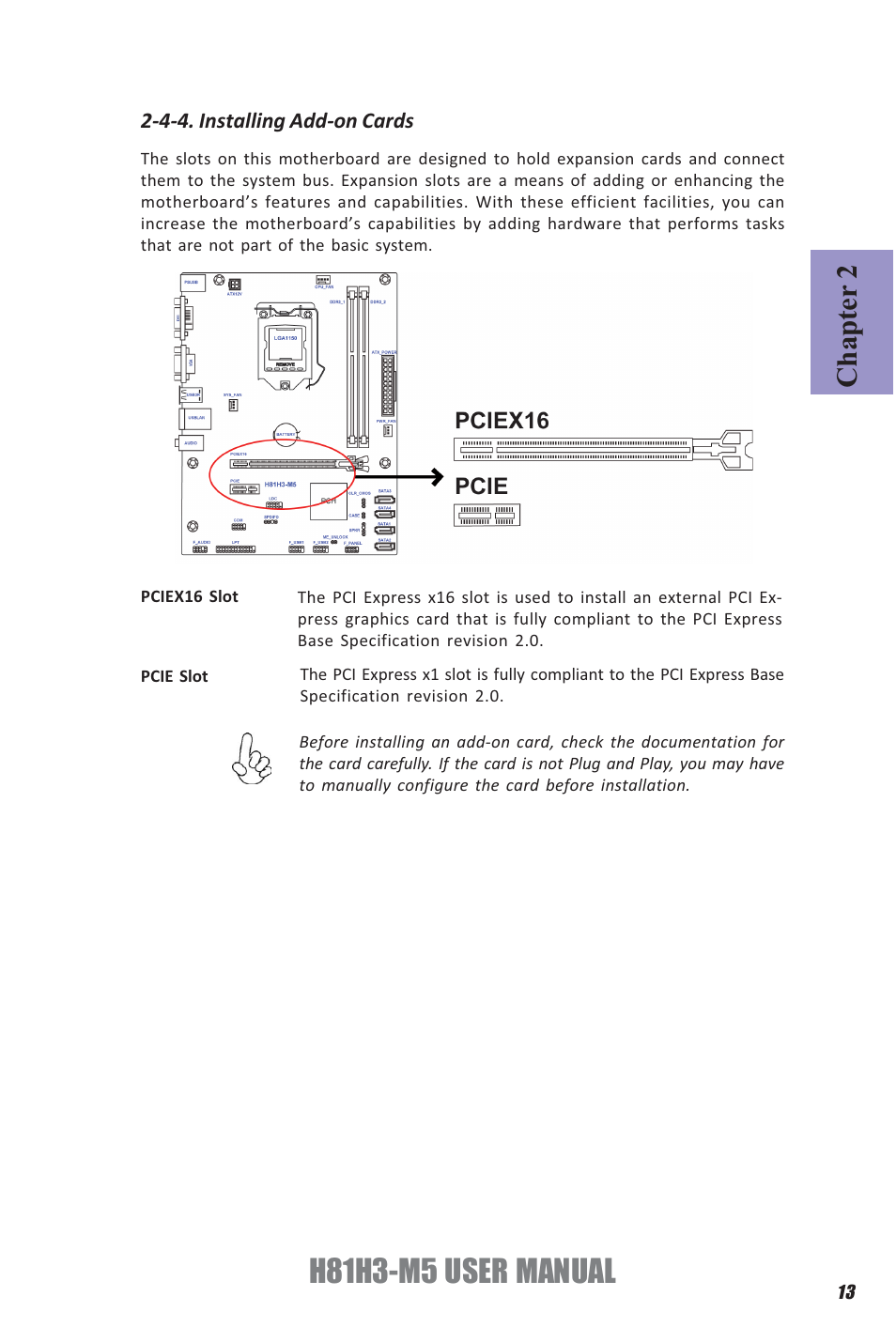 H81h3-m5 user manual, Chapter 2 | Elitegroup H81H3-M5 (V1.0) User Manual | Page 17 / 68