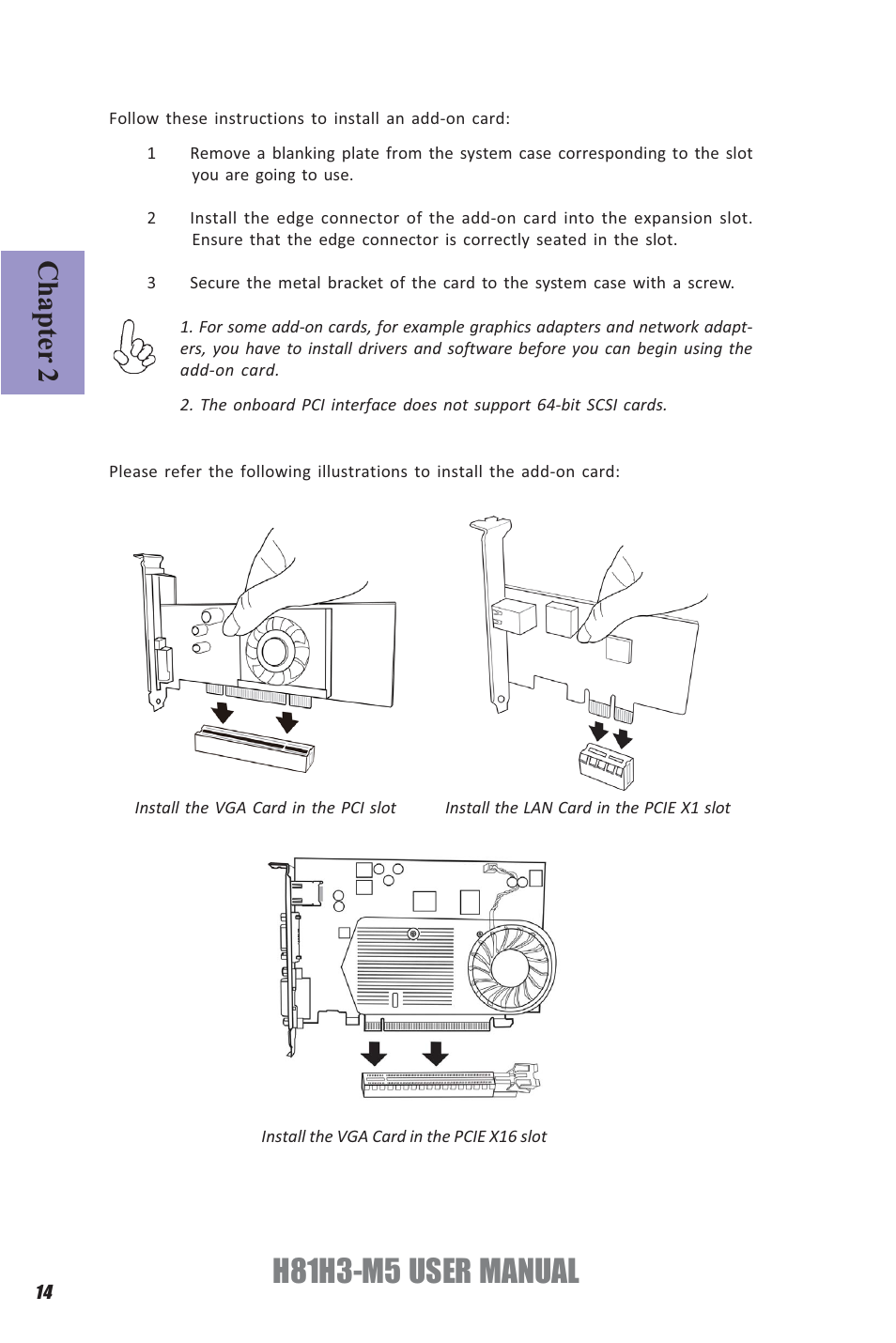 H81h3-m5 user manual, Chapter 2 | Elitegroup H81H3-M5 (V1.0) User Manual | Page 18 / 68