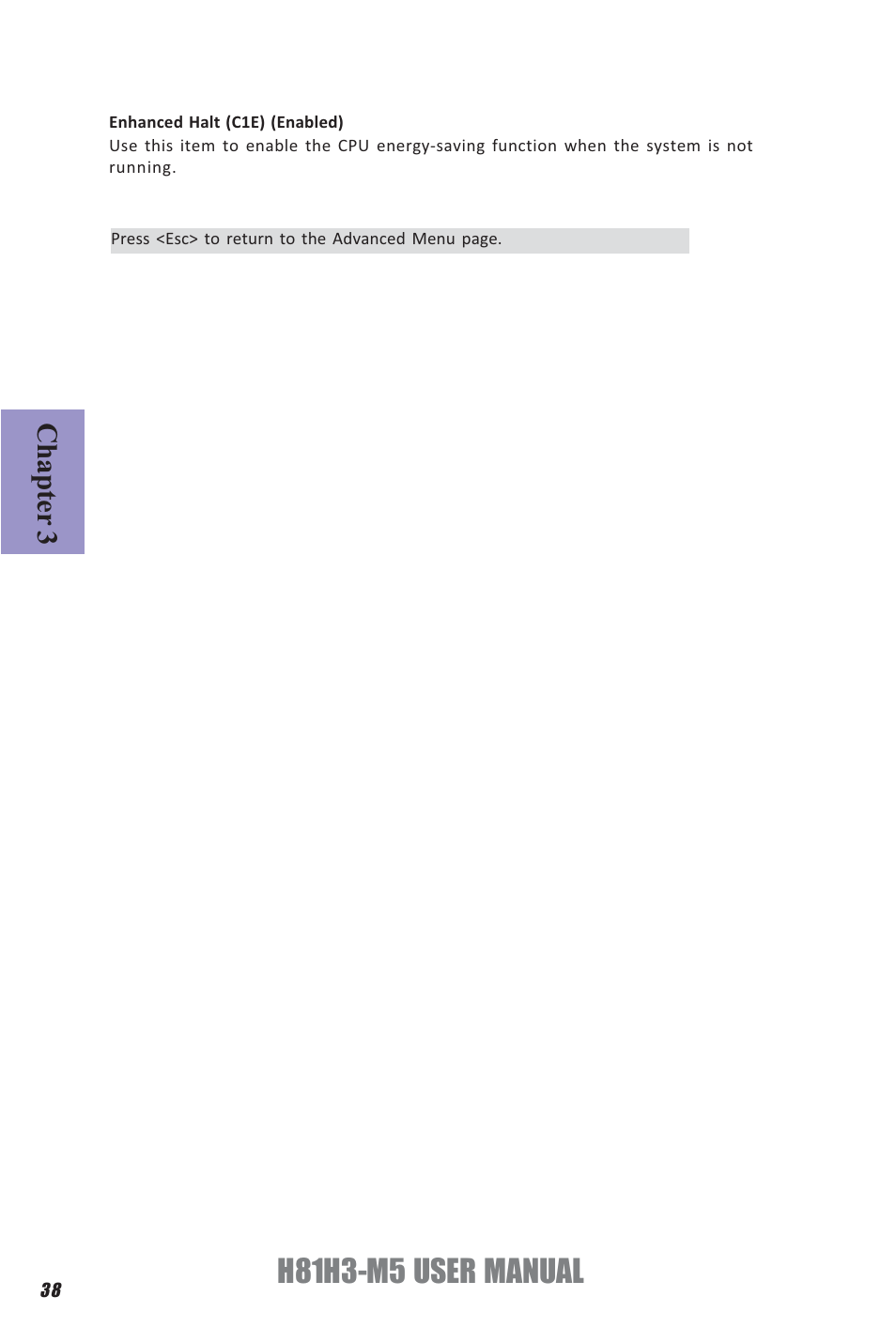 H81h3-m5 user manual, Chapter 3 | Elitegroup H81H3-M5 (V1.0) User Manual | Page 42 / 68