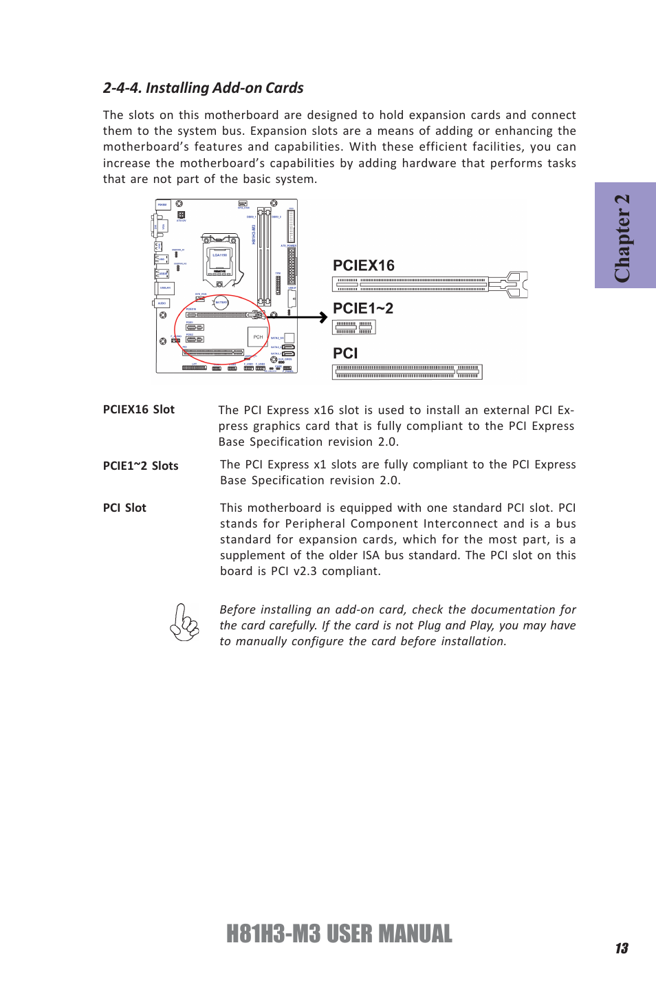 H81h3-m3 user manual, Chapter 2 | Elitegroup H81H3-M3 (V1.0) User Manual | Page 17 / 72