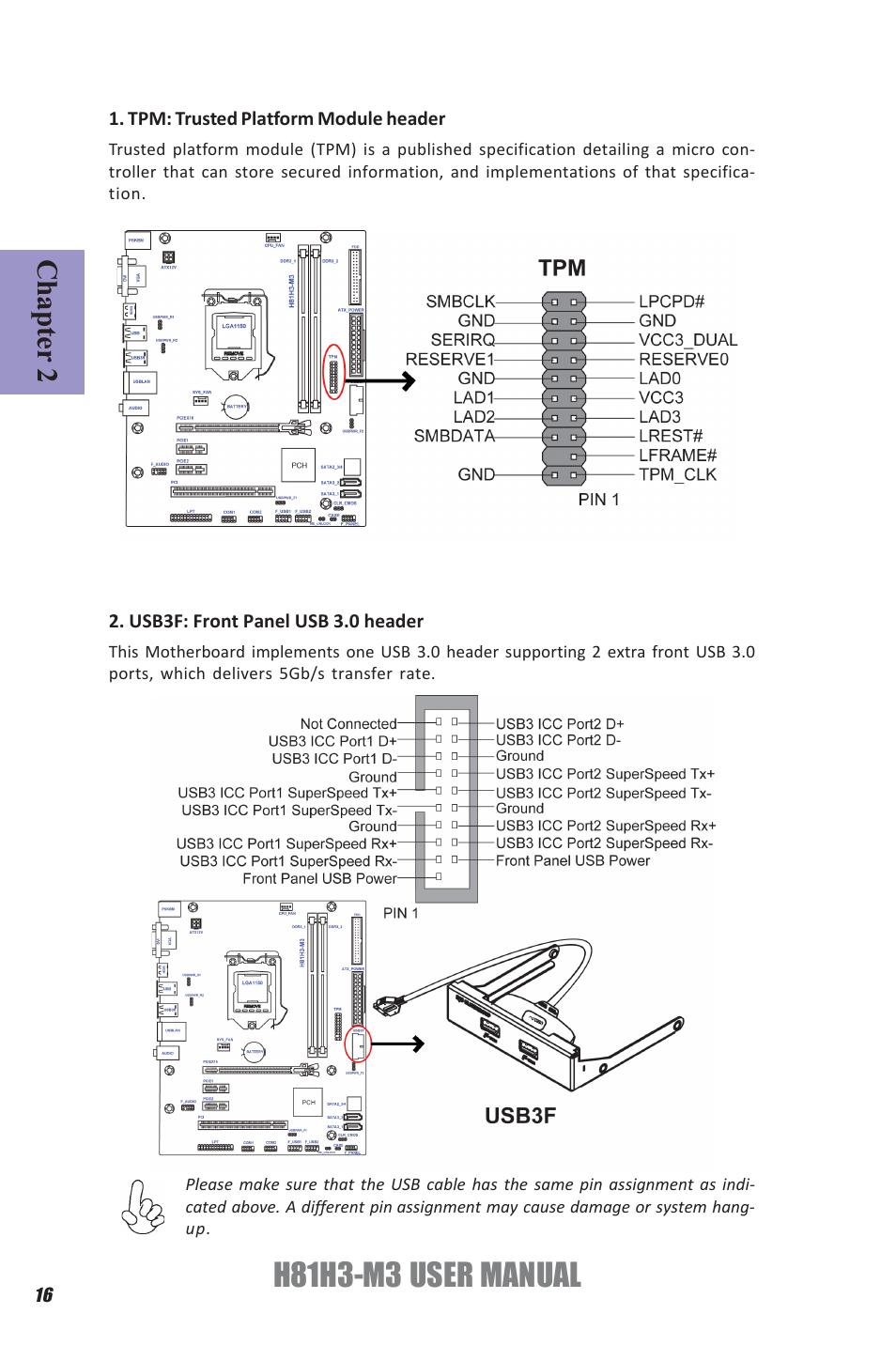 H81h3-m3 user manual, Chapter 2 | Elitegroup H81H3-M3 (V1.0) User Manual | Page 20 / 72