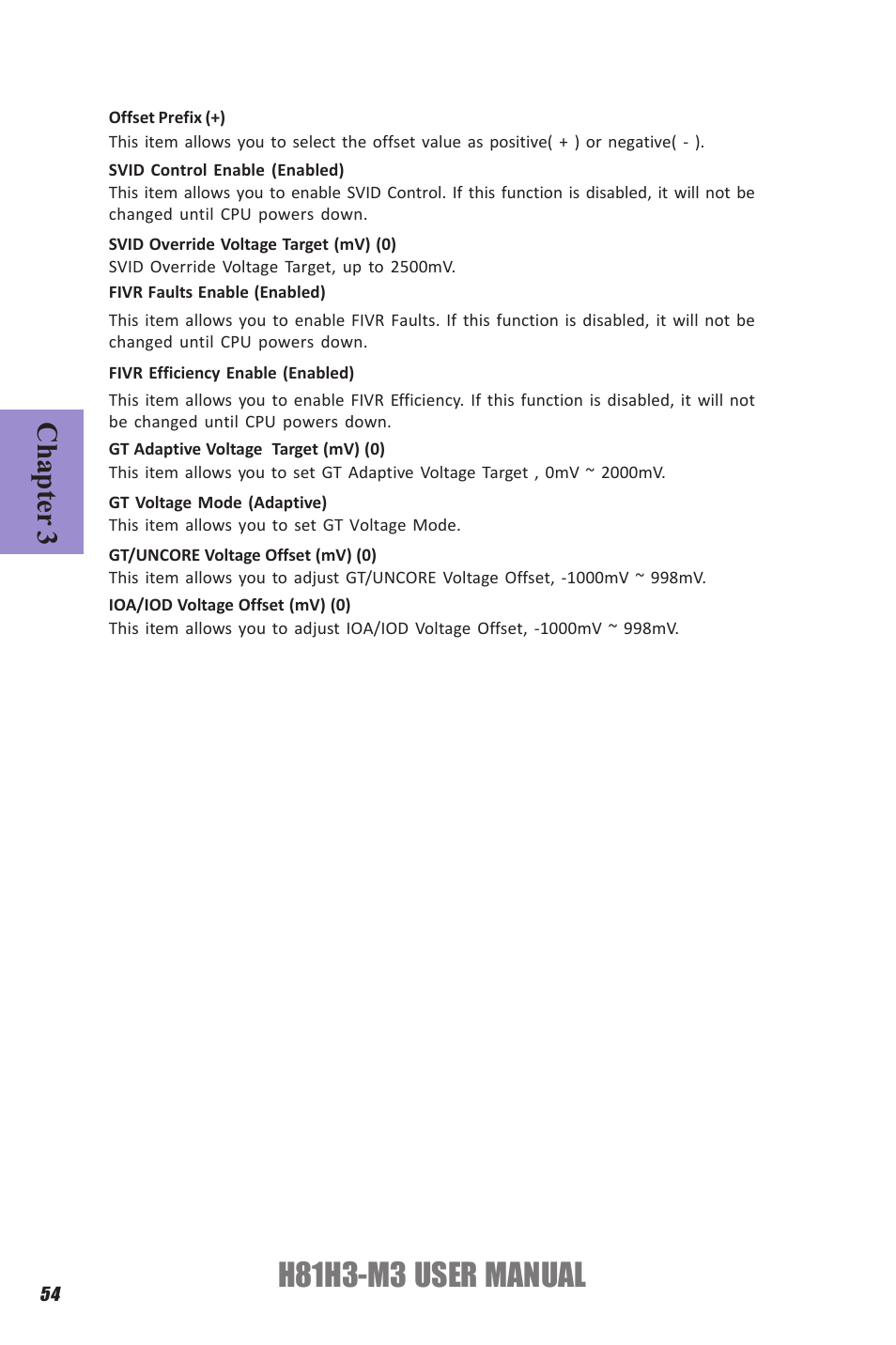 H81h3-m3 user manual, Chapter 3 | Elitegroup H81H3-M3 (V1.0) User Manual | Page 58 / 72