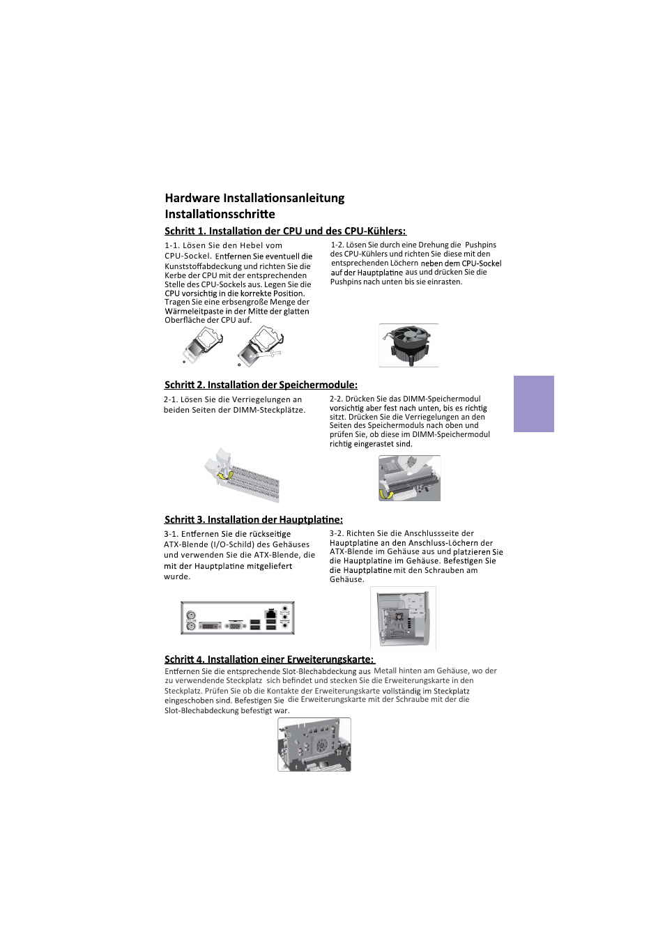 Deutsch | Elitegroup H81H3-I/DVI (V1.0) User Manual | Page 15 / 28