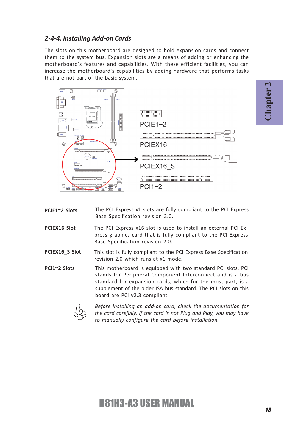 H81h3-a3 user manual, Chapter 2 | Elitegroup H81H3-A3 (V1.0) User Manual | Page 17 / 80