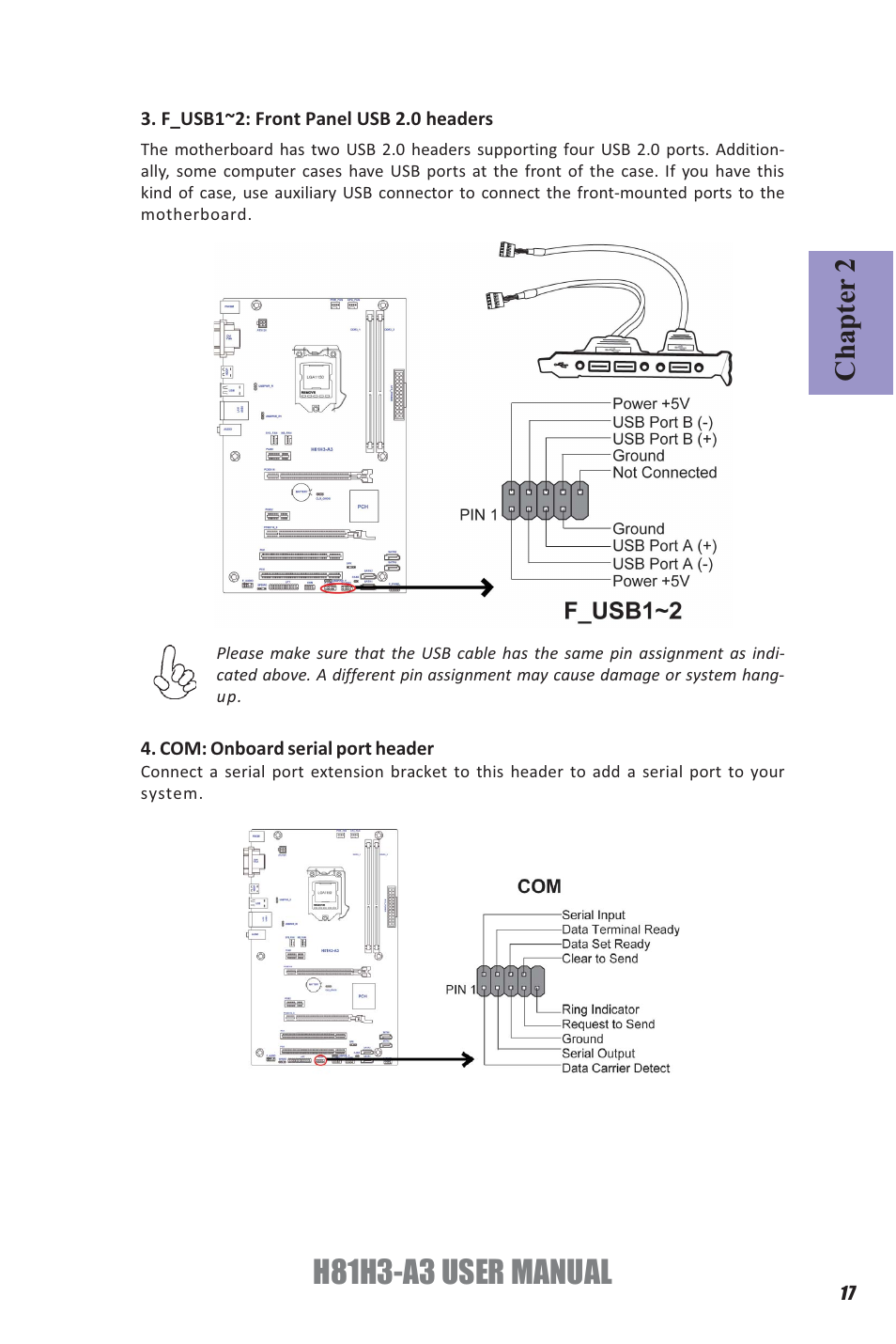 H81h3-a3 user manual, Chapter 2 | Elitegroup H81H3-A3 (V1.0) User Manual | Page 21 / 80