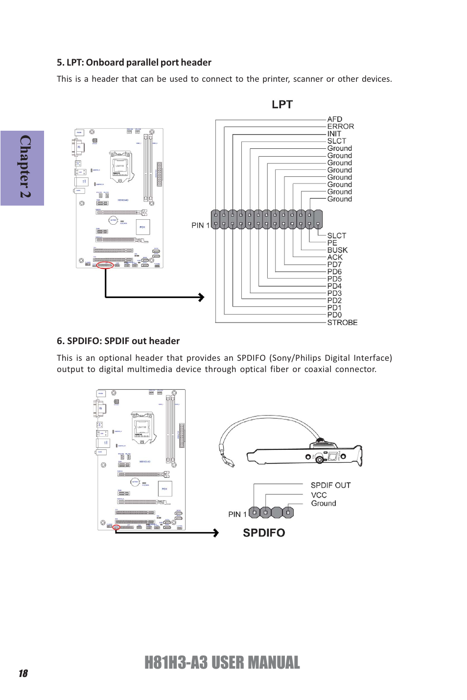 H81h3-a3 user manual, Chapter 2 | Elitegroup H81H3-A3 (V1.0) User Manual | Page 22 / 80