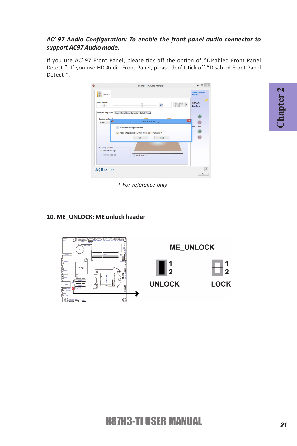 H87h3-ti user manual, Chapter 2 | Elitegroup H87H3-TI (V1.0) User Manual | Page 25 / 70