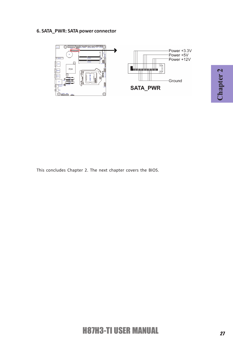 H87h3-ti user manual, Chapter 2 | Elitegroup H87H3-TI (V1.0) User Manual | Page 31 / 70