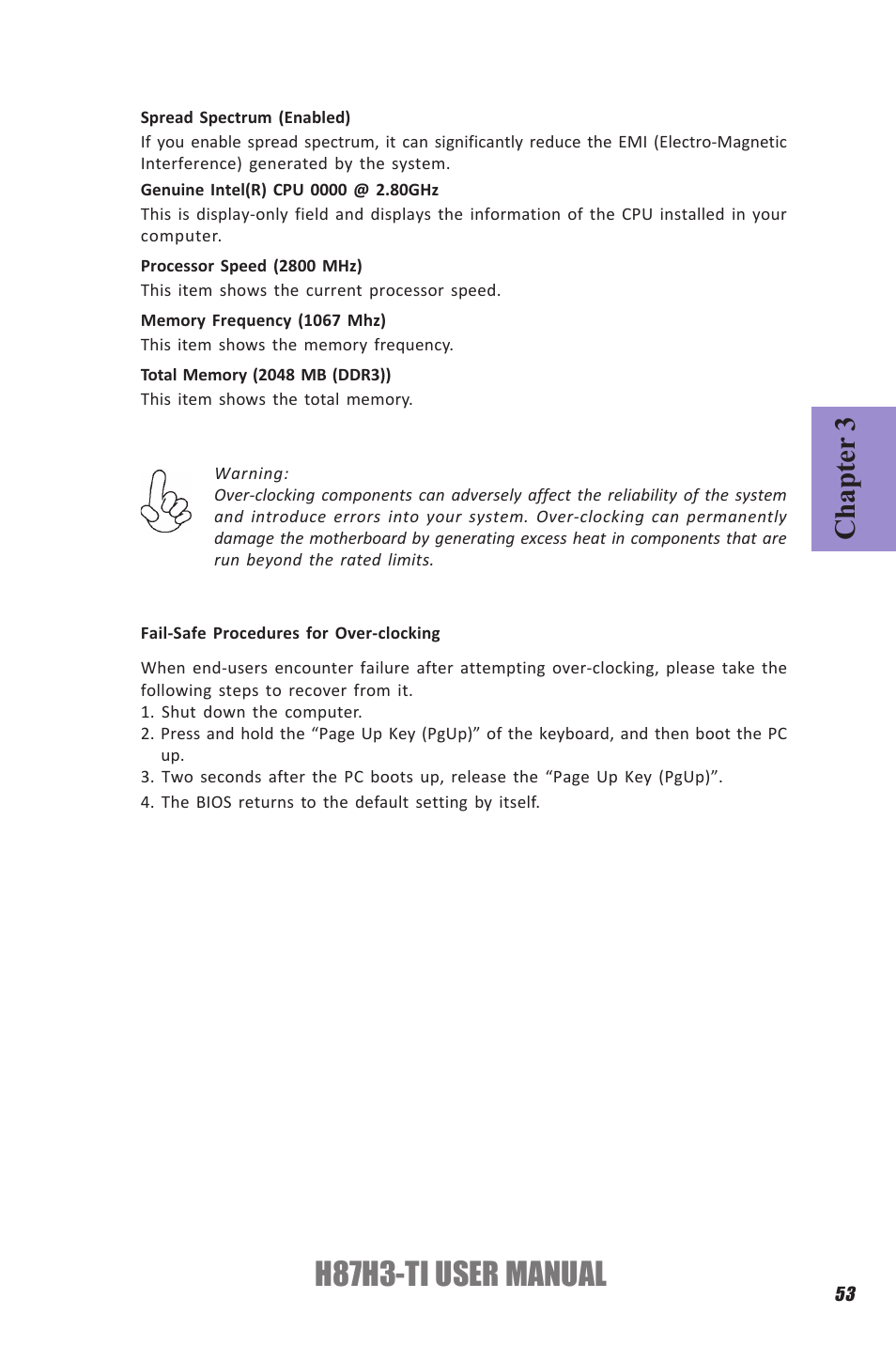 H87h3-ti user manual, Chapter 3 | Elitegroup H87H3-TI (V1.0) User Manual | Page 57 / 70