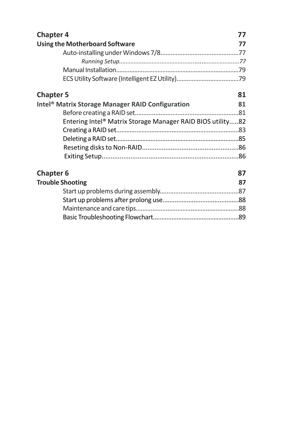 H87h3-m4 user manual | Elitegroup H87H3-M4 (V1.0) User Manual | Page 4 / 94