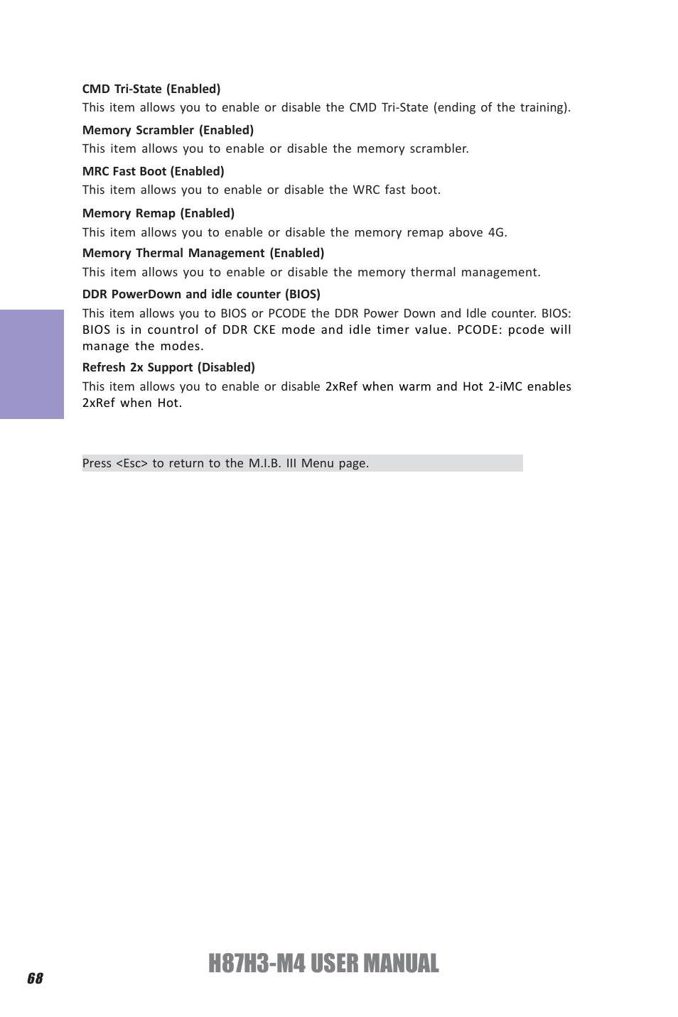 H87h3-m4 user manual, Chapter 3 | Elitegroup H87H3-M4 (V1.0) User Manual | Page 72 / 94