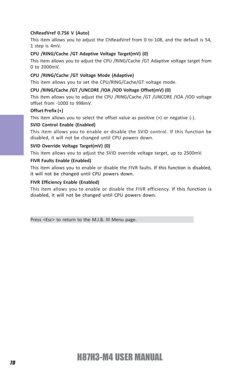 H87h3-m4 user manual, Chapter 3 | Elitegroup H87H3-M4 (V1.0) User Manual | Page 74 / 94