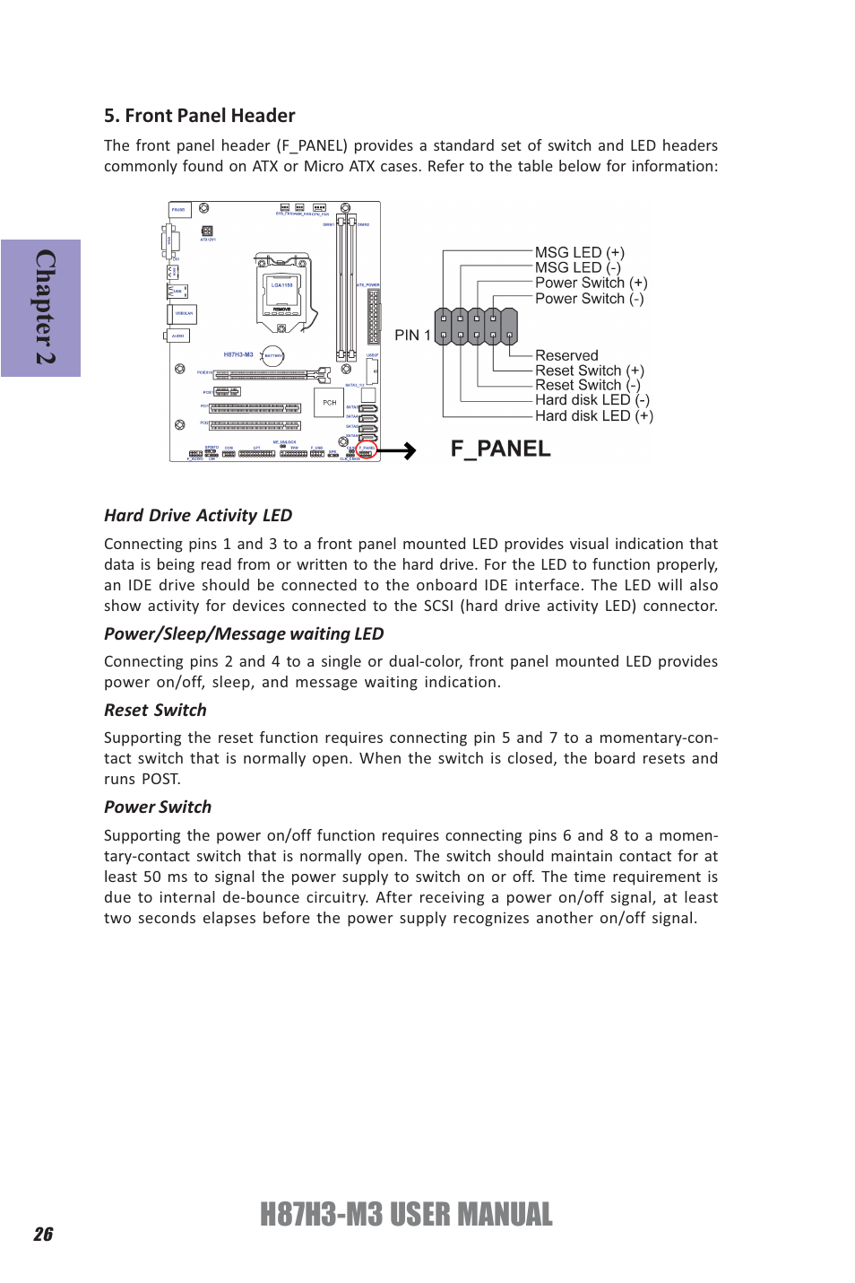 H87h3-m3 user manual, Chapter 2 | Elitegroup H87H3-M3 (V1.0) User Manual | Page 30 / 84