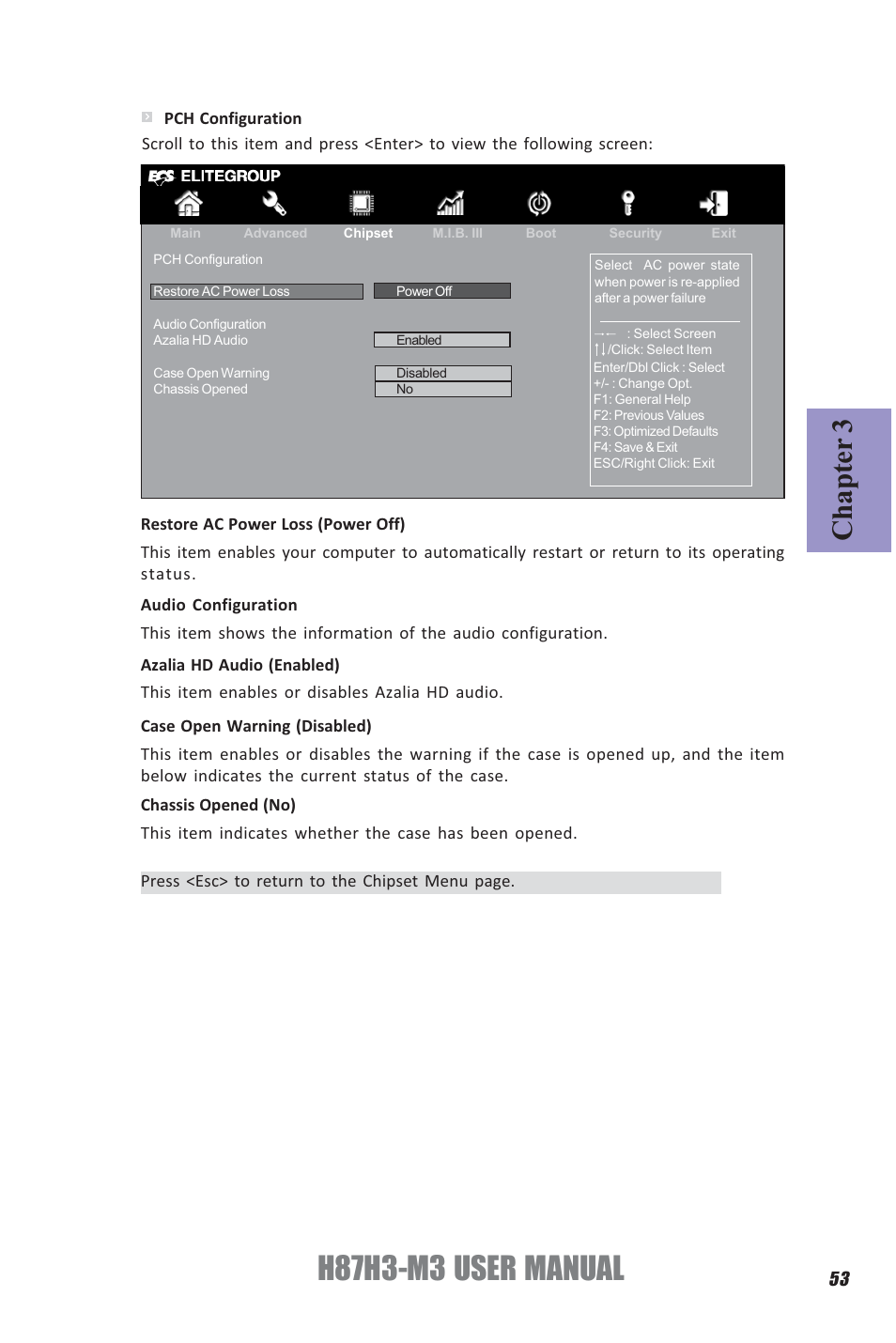 H87h3-m3 user manual, Chapter 3 | Elitegroup H87H3-M3 (V1.0) User Manual | Page 57 / 84