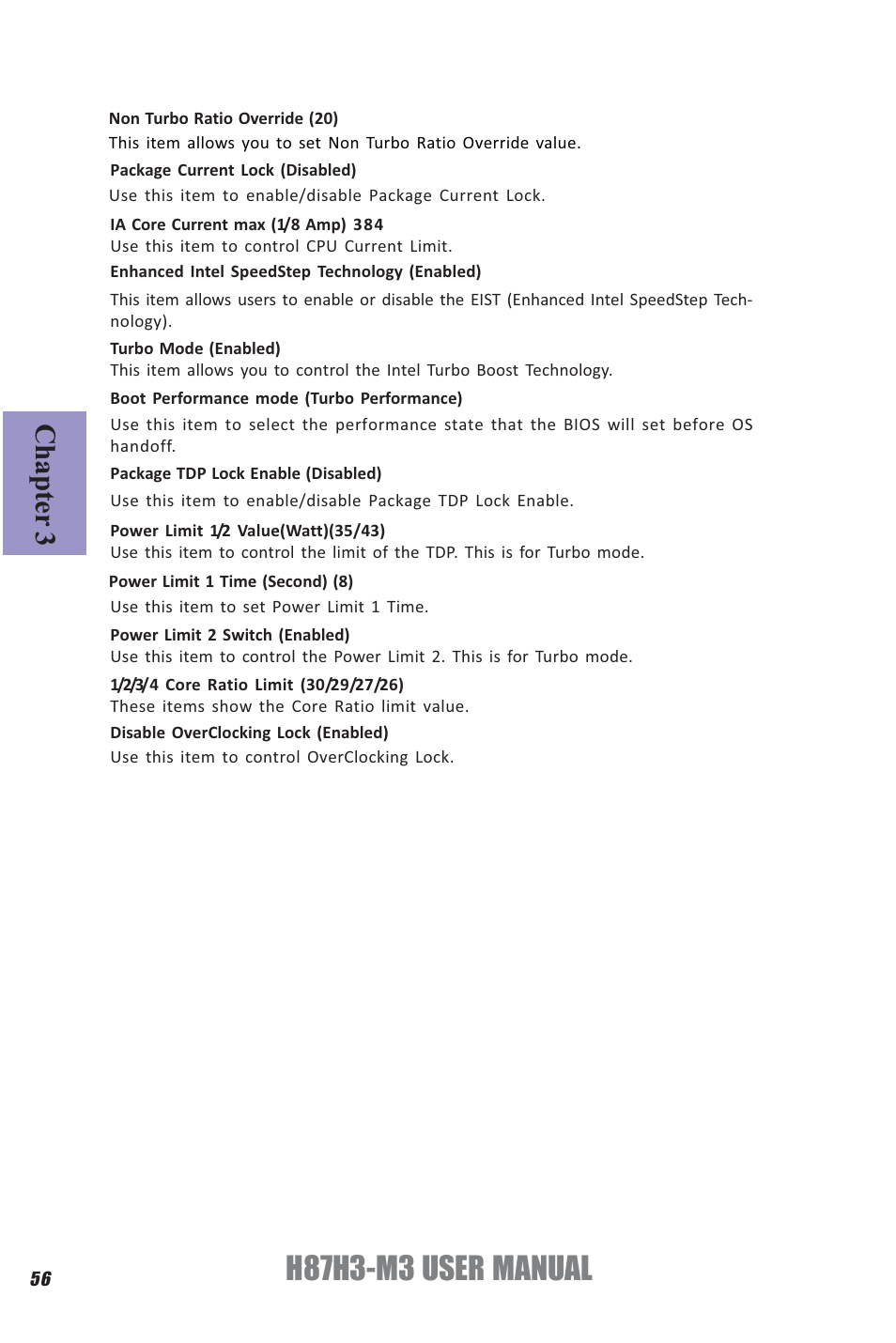 H87h3-m3 user manual, Chapter 3 | Elitegroup H87H3-M3 (V1.0) User Manual | Page 60 / 84