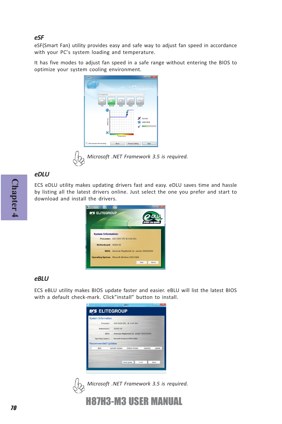 H87h3-m3 user manual, Chapter 4 | Elitegroup H87H3-M3 (V1.0) User Manual | Page 74 / 84