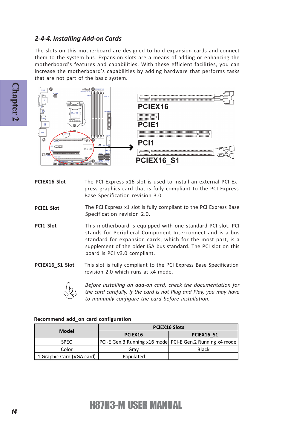 H87h3-m user manual, Chapter 2 | Elitegroup H87H3-M (V1.0) User Manual | Page 18 / 88