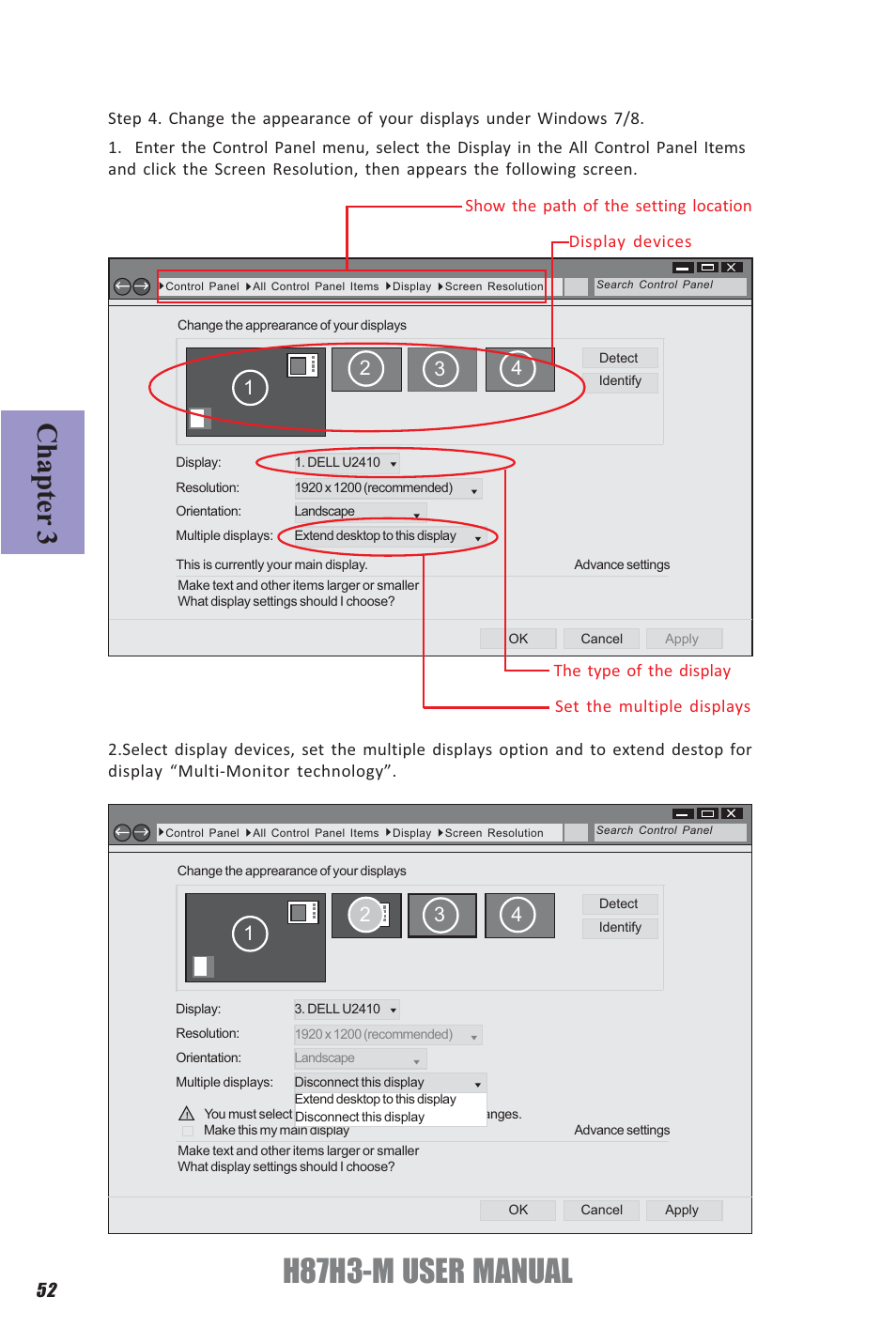 H87h3-m user manual, Chapter 3 | Elitegroup H87H3-M (V1.0) User Manual | Page 56 / 88