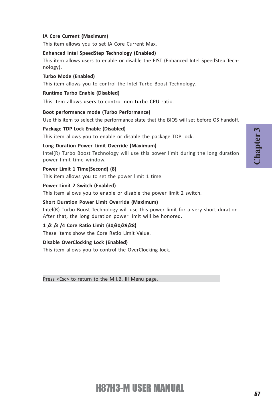 H87h3-m user manual, Chapter 3 | Elitegroup H87H3-M (V1.0) User Manual | Page 61 / 88