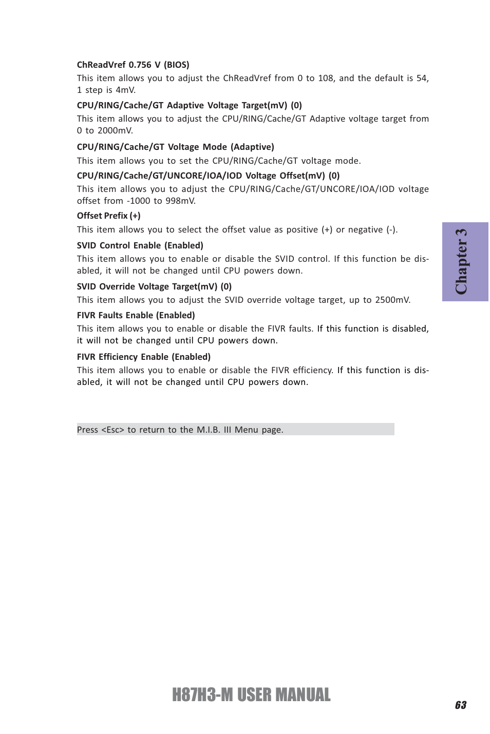 H87h3-m user manual, Chapter 3 | Elitegroup H87H3-M (V1.0) User Manual | Page 67 / 88
