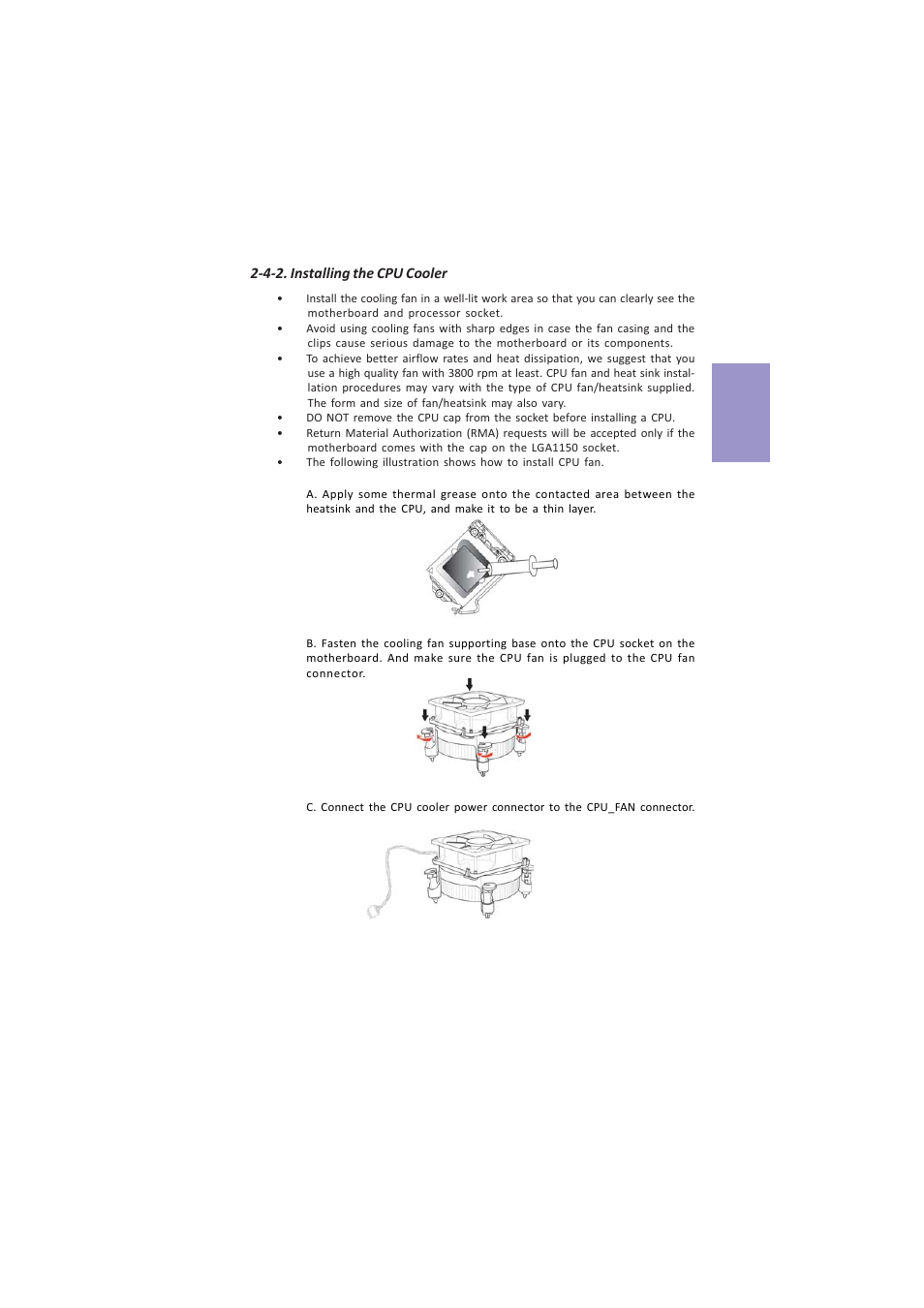 Z87h3-a4 user manual, Chapter 2 | Elitegroup Z87H3-A4 (V1.0) User Manual | Page 15 / 96
