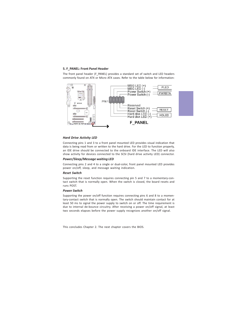 Z87h3-a4 user manual, Chapter 2 | Elitegroup Z87H3-A4 (V1.0) User Manual | Page 33 / 96