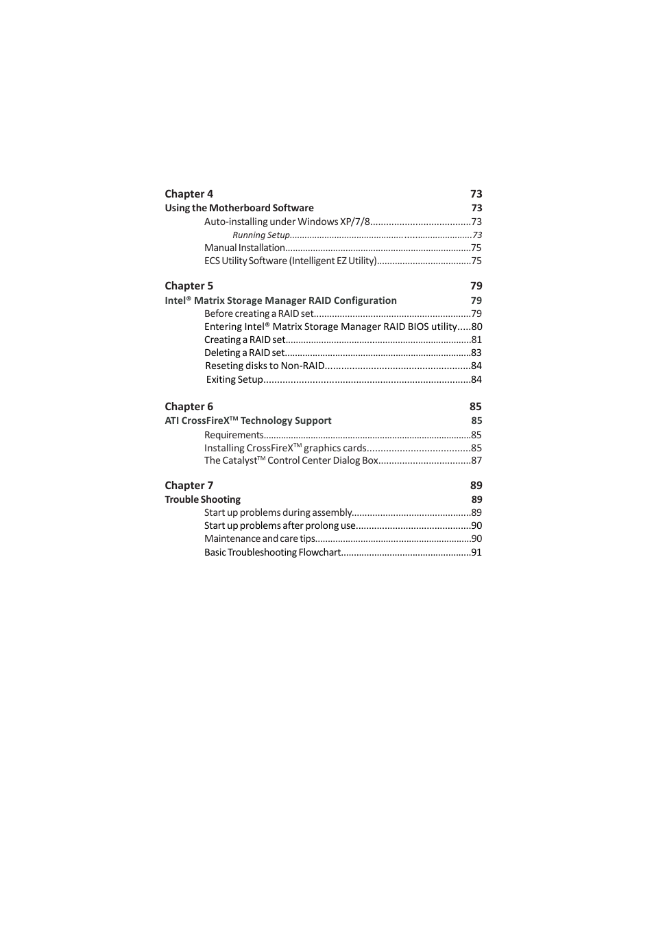 Z87h3-a4 user manual | Elitegroup Z87H3-A4 (V1.0) User Manual | Page 4 / 96