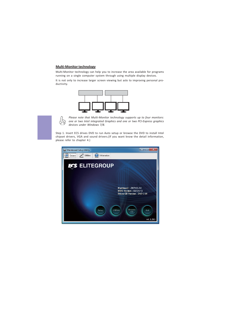 Z87h3-a4 user manual, Chapter 3 | Elitegroup Z87H3-A4 (V1.0) User Manual | Page 58 / 96