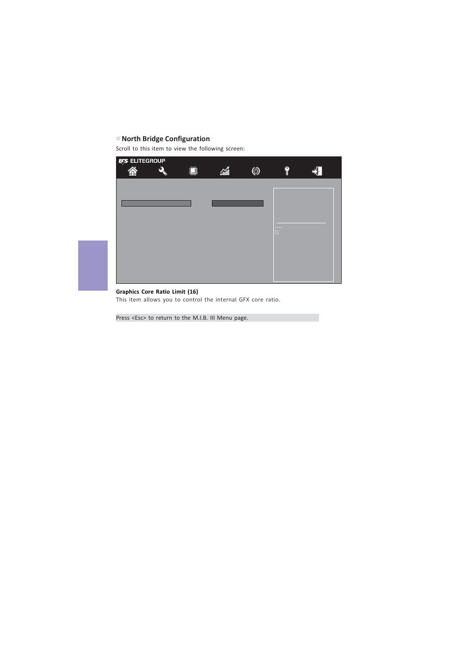 Z87h3-a4 user manual, Chapter 3, North bridge configuration | Elitegroup Z87H3-A4 (V1.0) User Manual | Page 66 / 96