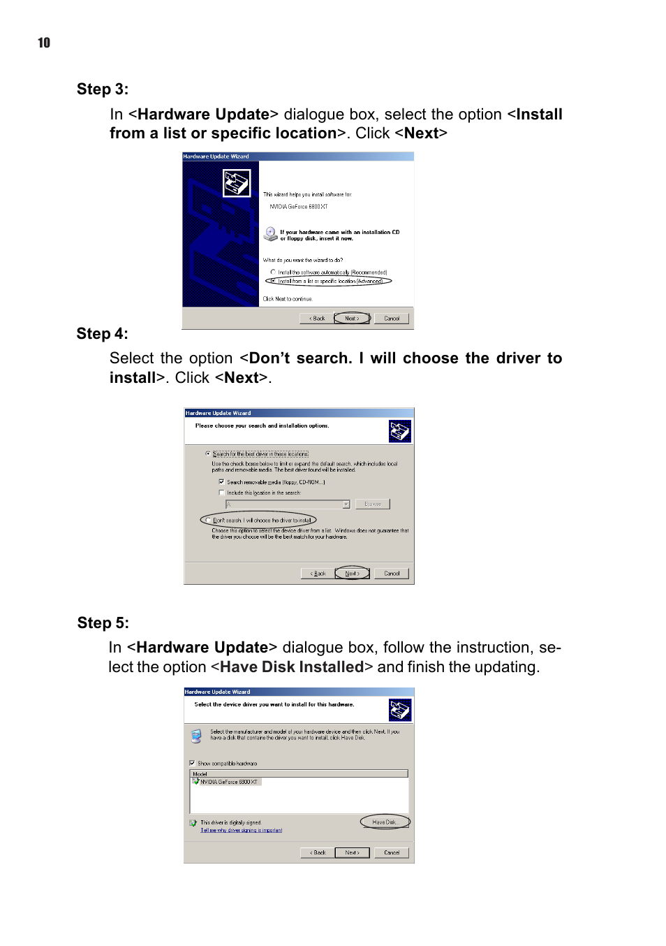 Elitegroup NVIDIA VGA cards User Manual | Page 12 / 110
