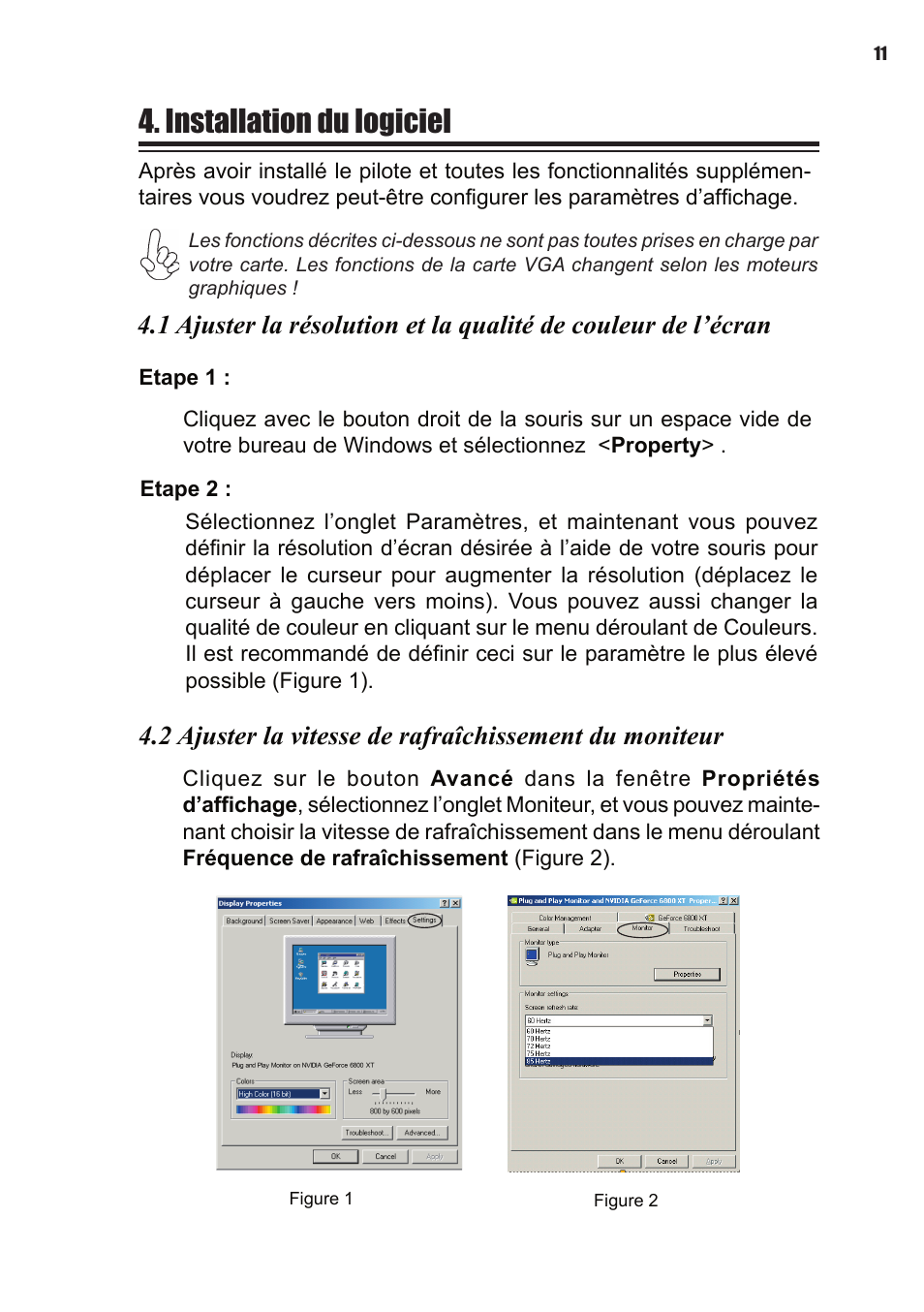 Installation du logiciel | Elitegroup NVIDIA VGA cards User Manual | Page 31 / 110