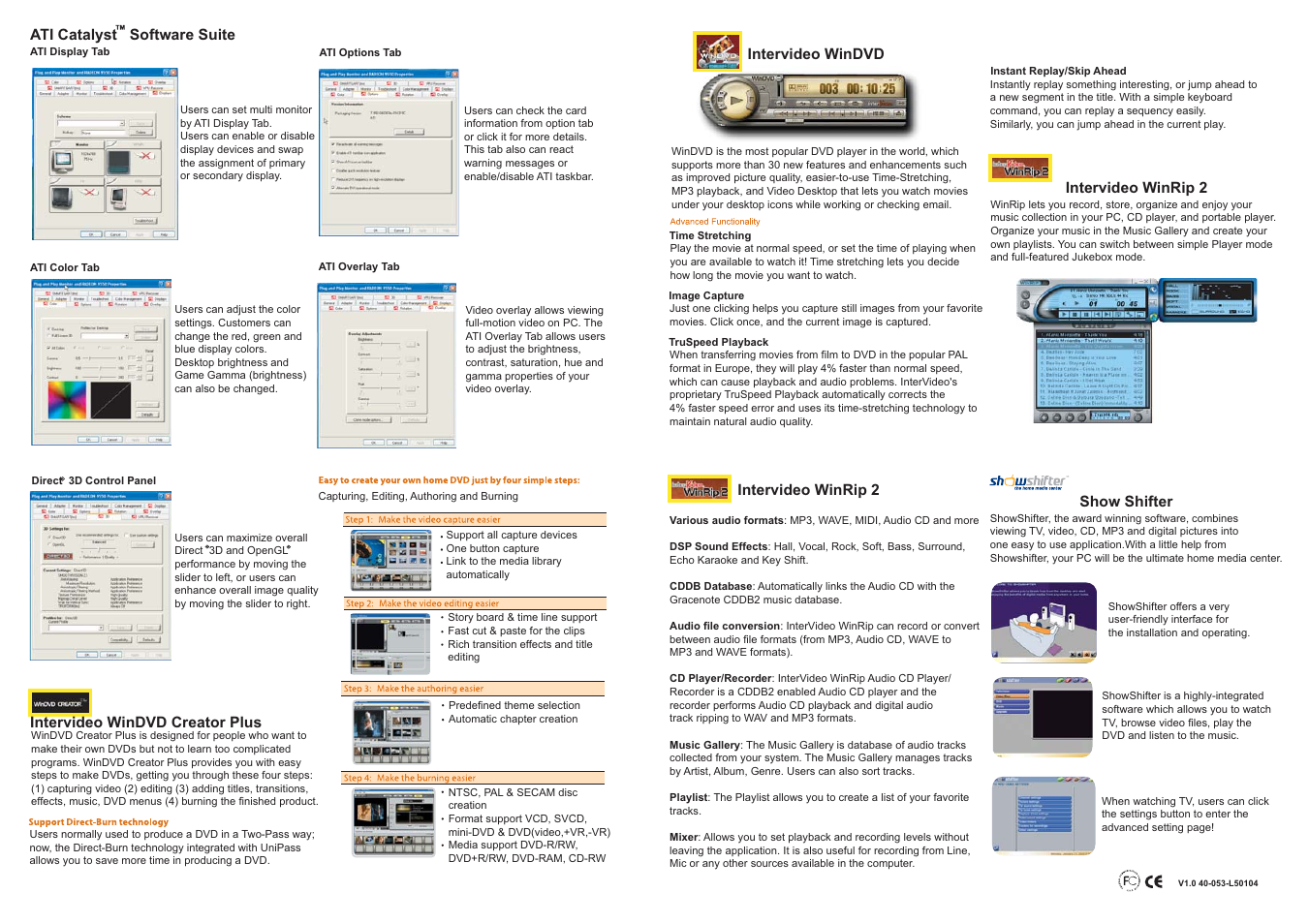 Elitegroup R9550L-128T (V1.0)-back User Manual | 1 page