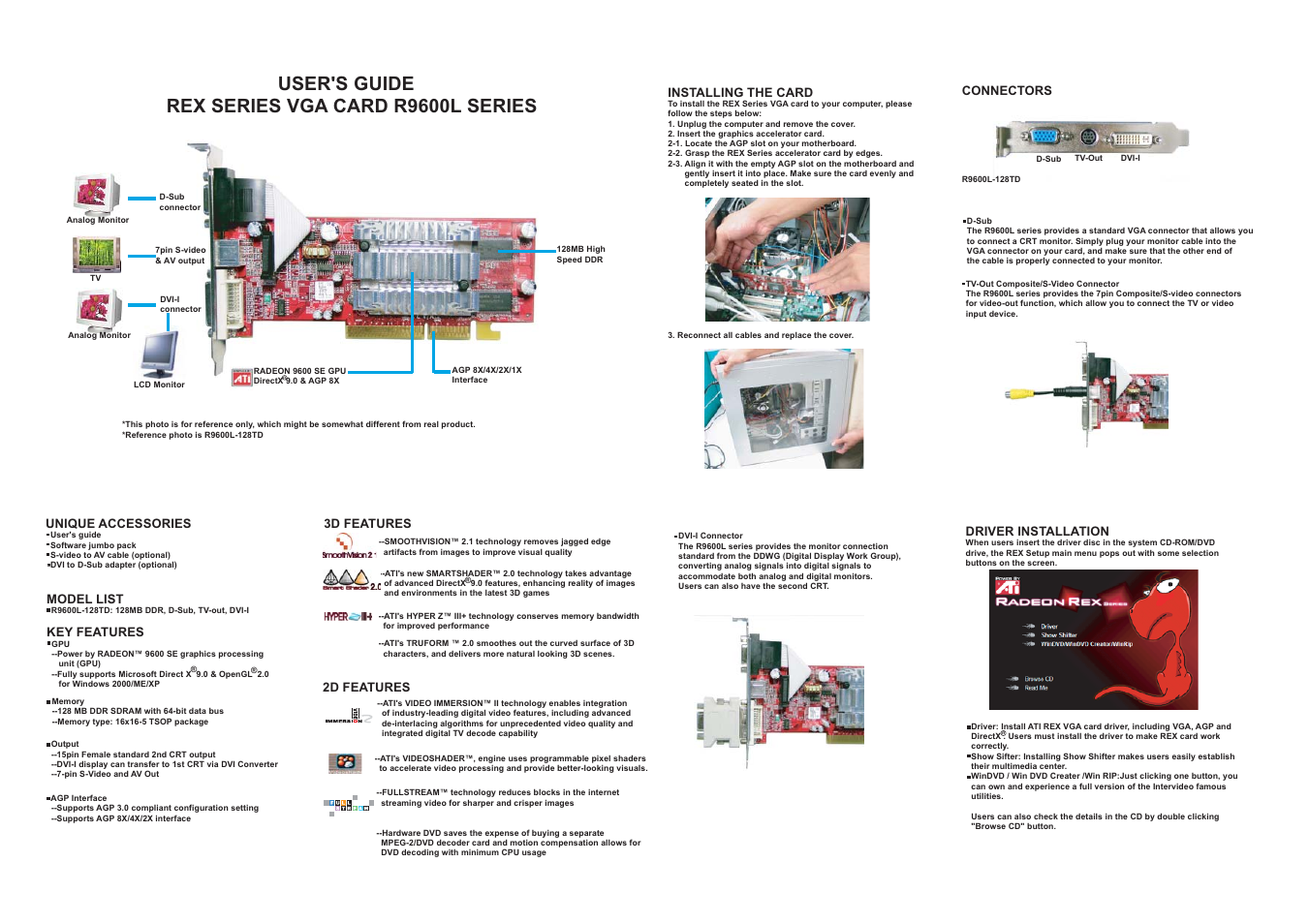 Elitegroup R9600L-128TD (V1.0)-front User Manual | 1 page