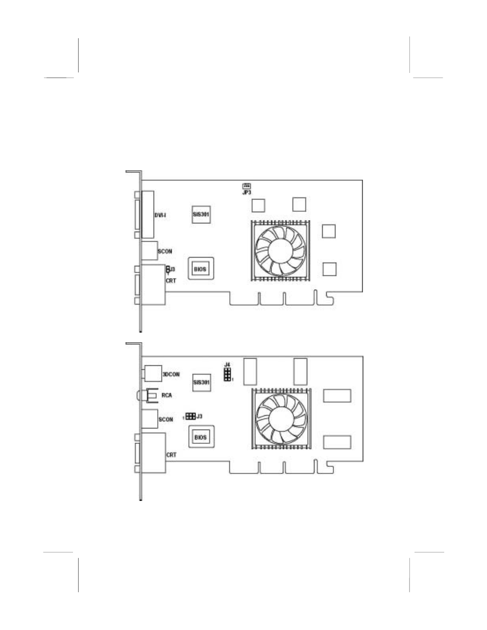 Card layout | Elitegroup AG600-128TD (V1.0) User Manual | Page 10 / 23