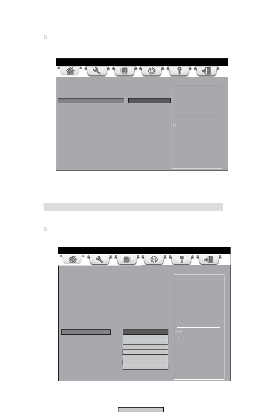 Using bios, Acpi setting, Cpu configuration | Elitegroup H61H-G11 (V2.0) User Manual | Page 35 / 54