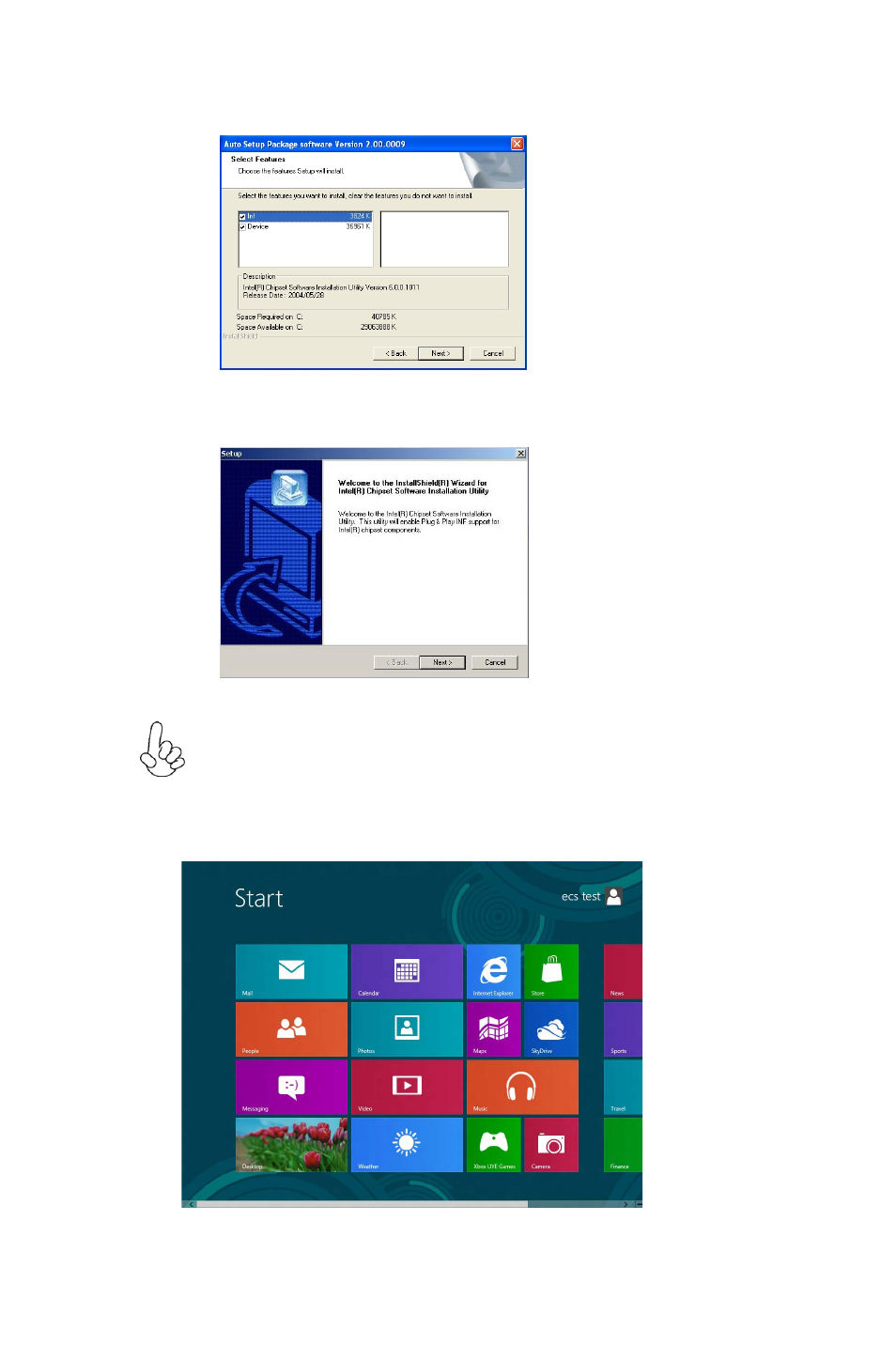 Using the motherboard software | Elitegroup H61H-G11 (V2.0) User Manual | Page 48 / 54