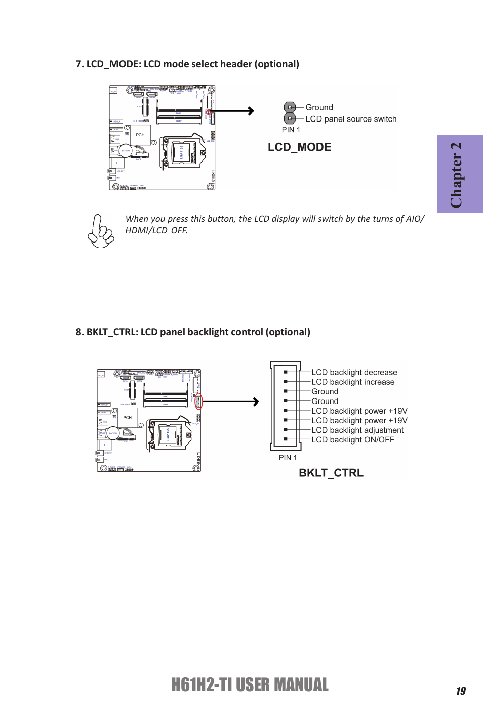 H61h2-ti user manual, Chapter 2 | Elitegroup H61H2-TI (V1.0) User Manual | Page 23 / 66