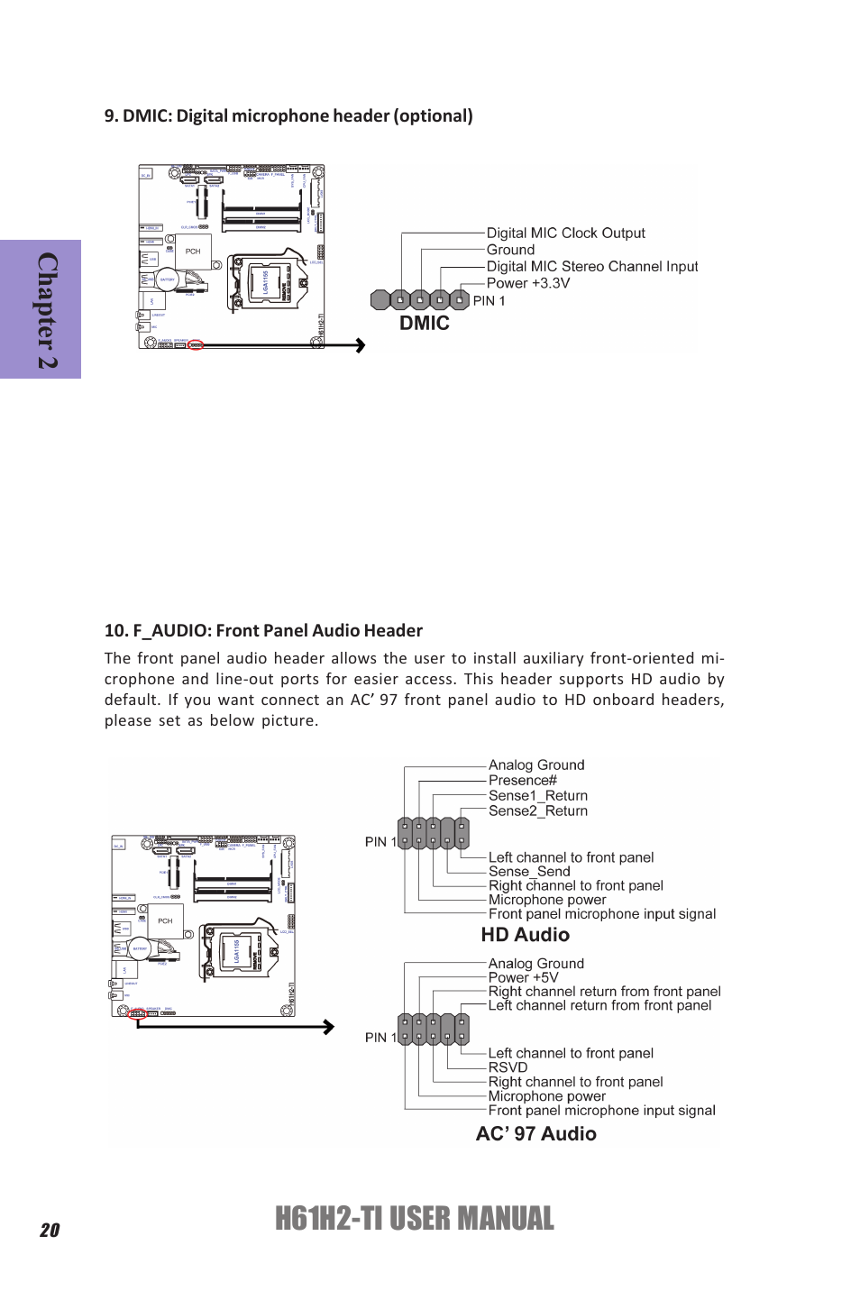 H61h2-ti user manual, Chapter 2 | Elitegroup H61H2-TI (V1.0) User Manual | Page 24 / 66
