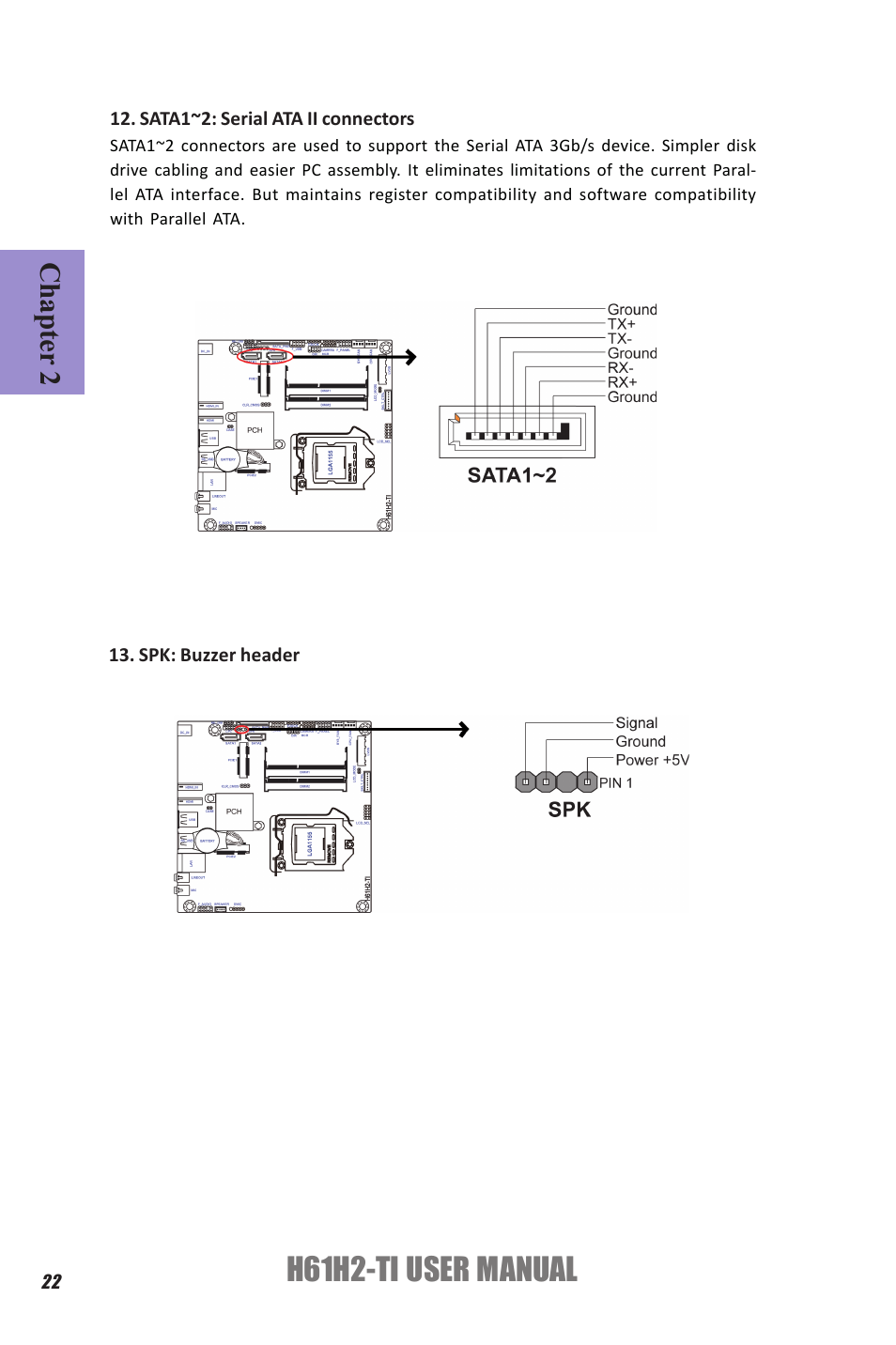 H61h2-ti user manual, Chapter 2 | Elitegroup H61H2-TI (V1.0) User Manual | Page 26 / 66